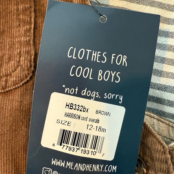 (NWT) Me & Henry Brown Kids One Piece - Picture 6 of 6